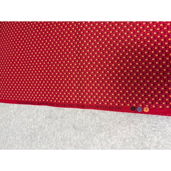Red Honeycomb Pattern Quilting Fabric by Blank Textiles 1/2 yard x 44" Cotton Ma - Picture 3 of 6